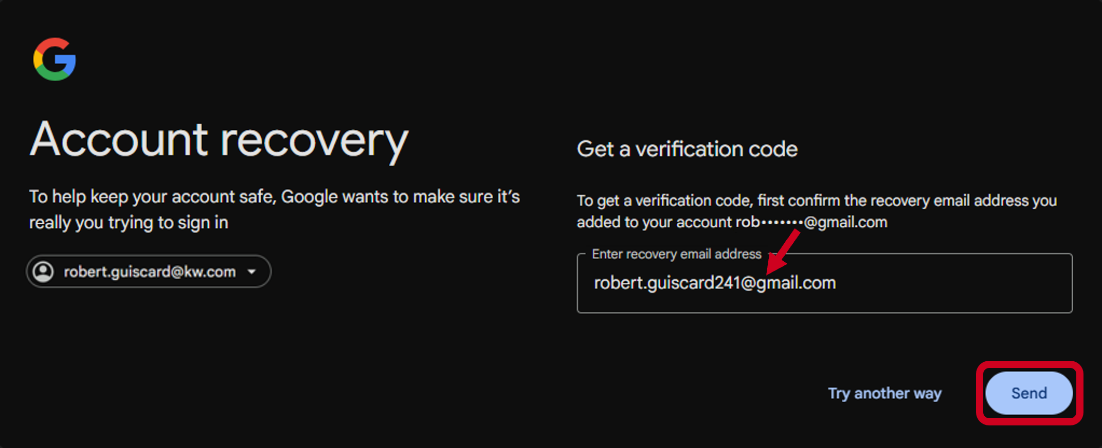 gmail reset put in recovery and send.png